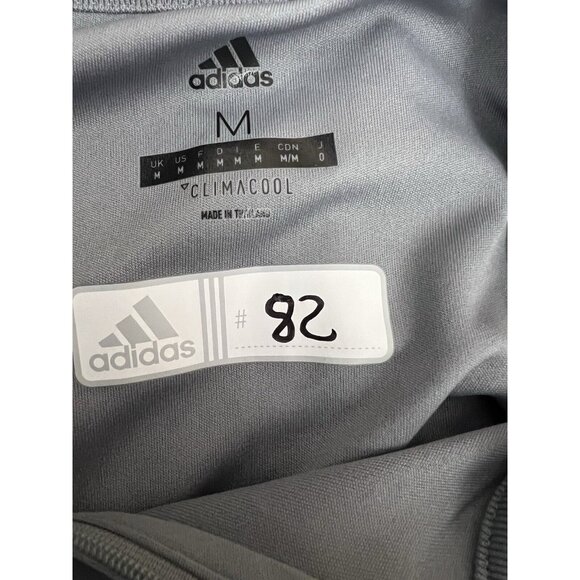 Arizona Sun Devils Adidas Quarter Zip Shirt Team Issued M Gray White Climacool - Picture 8 of 8